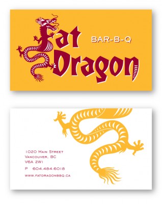 Fat Dragon business cards